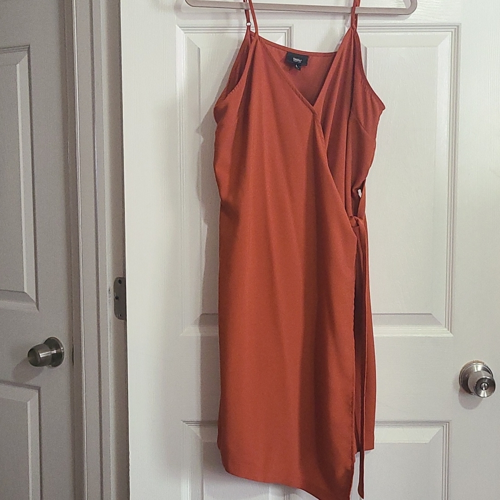 Burnt orange dress